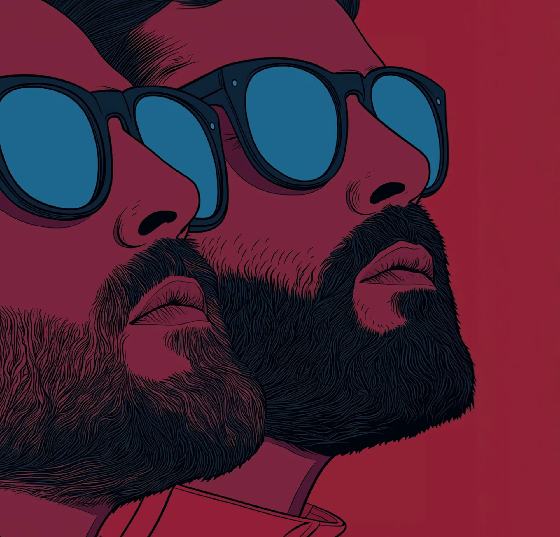 Portrait study for Meridian House art direction